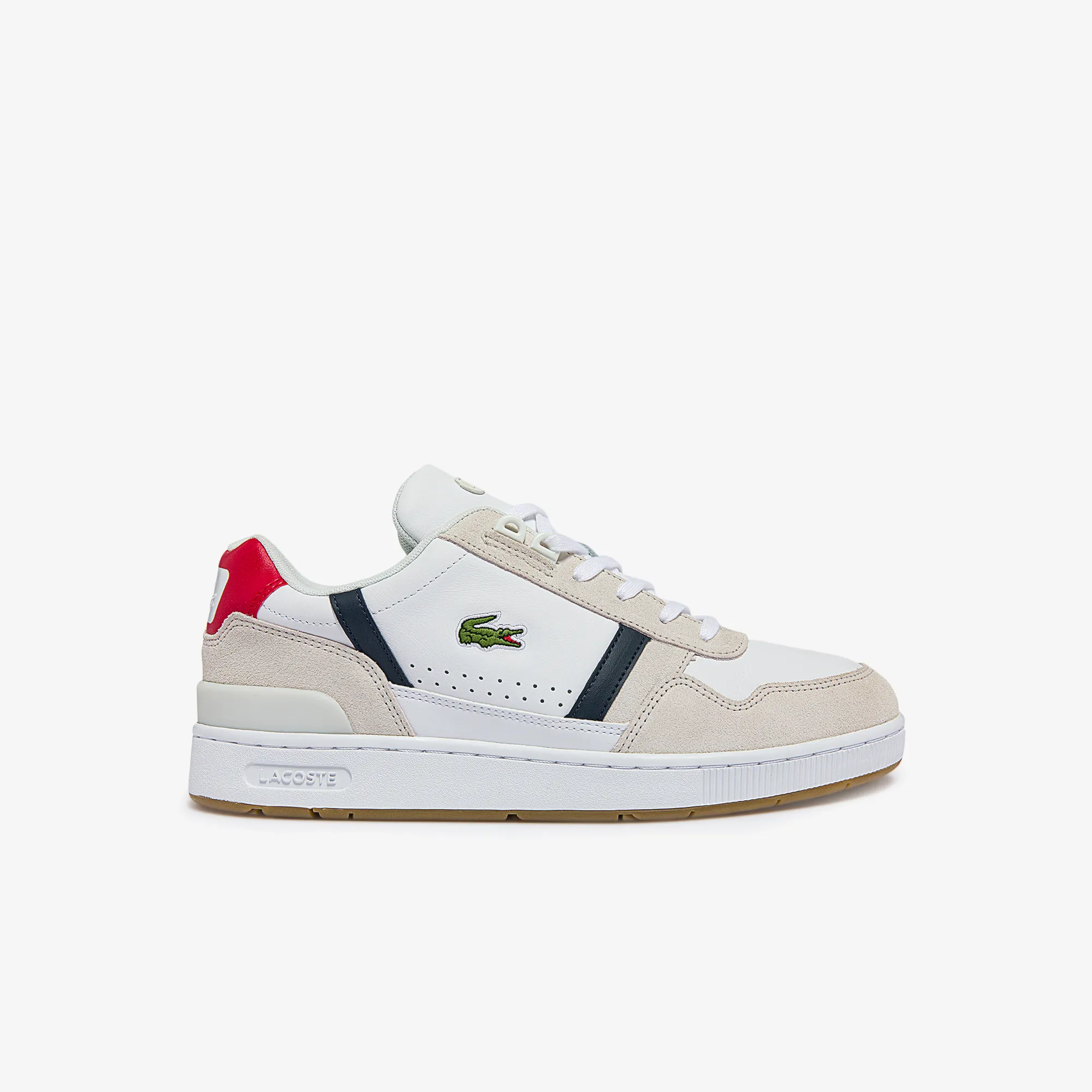Мужские кеды Lacoste T-CLIP, белый, арт. 740SMA0048