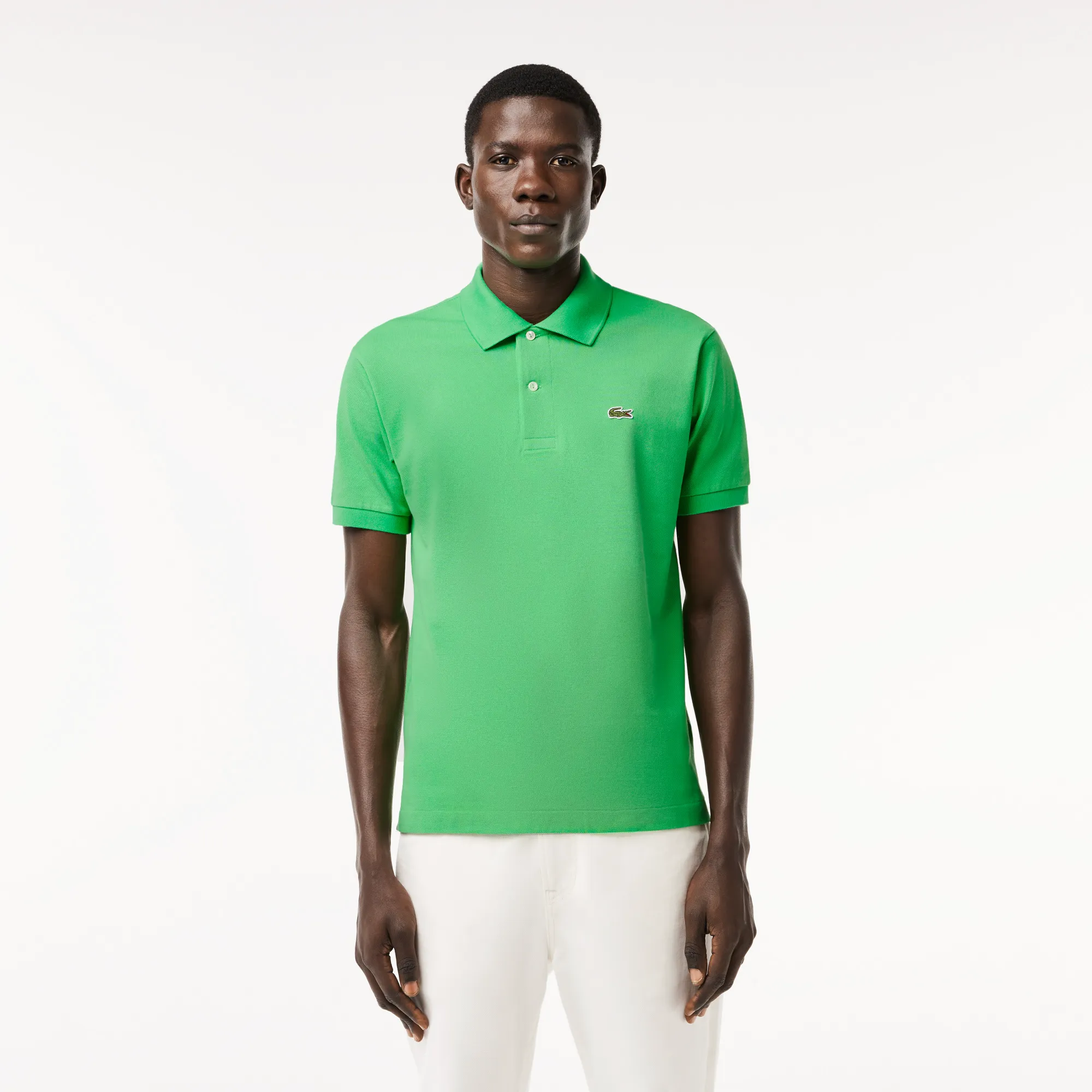 Мужское поло Lacoste Classic Fit, зеленый, арт. L1212