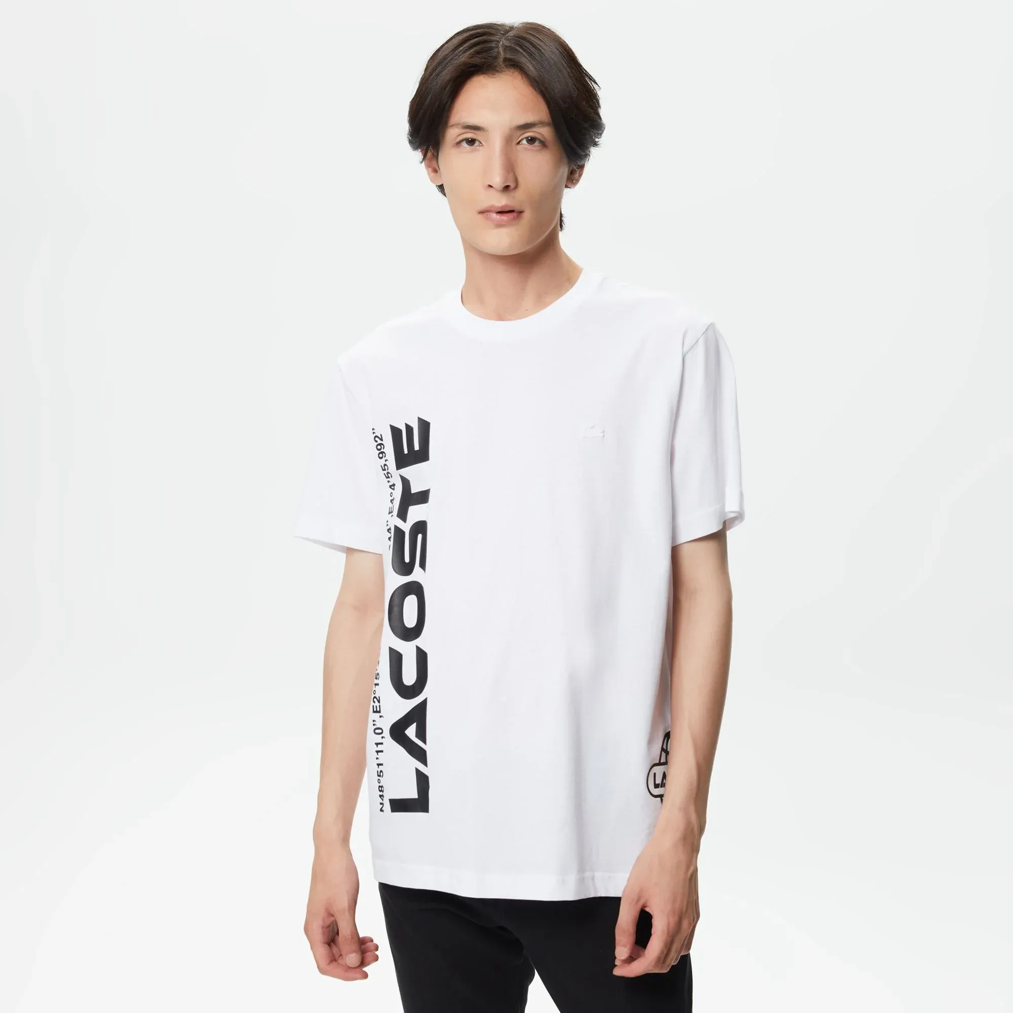 Мужская футболка Lacoste Relaxed Fit, белый, арт. TH2404