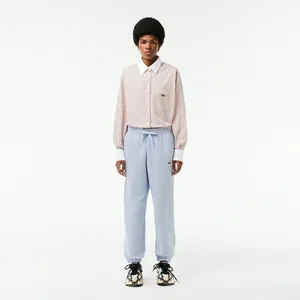 Женские спортивные брюки Lacoste из хлопка, голубой, арт. XF7256