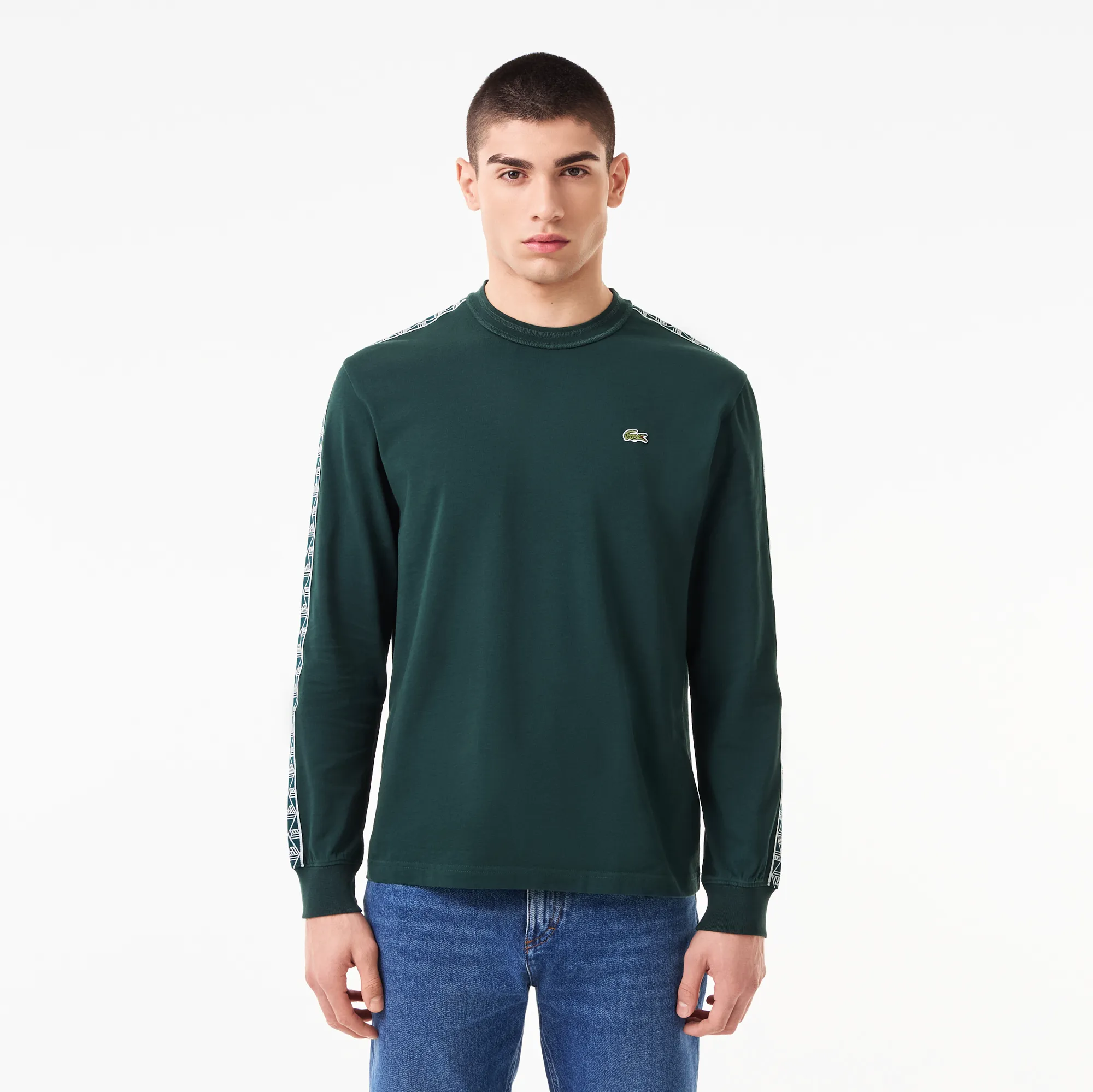 Мужская футболка Lacoste, зеленый, арт. TH2516