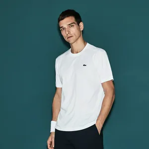 Мужская футболка Lacoste SPORT Ultra Dry Regular Fit, белый, арт. TH7618