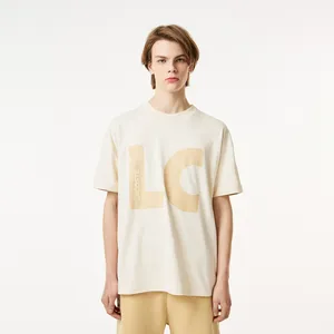 Мужская футболка Lacoste, бежевый, арт. TH0420