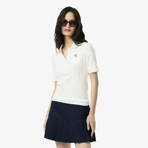 Женское поло Lacoste Slim Fit, белый, арт. DF5296