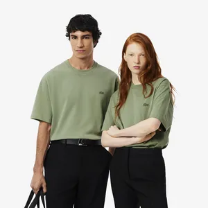 Мужская футболка Lacoste Loose Fit из органического хлопка, зеленый, арт. TH7744
