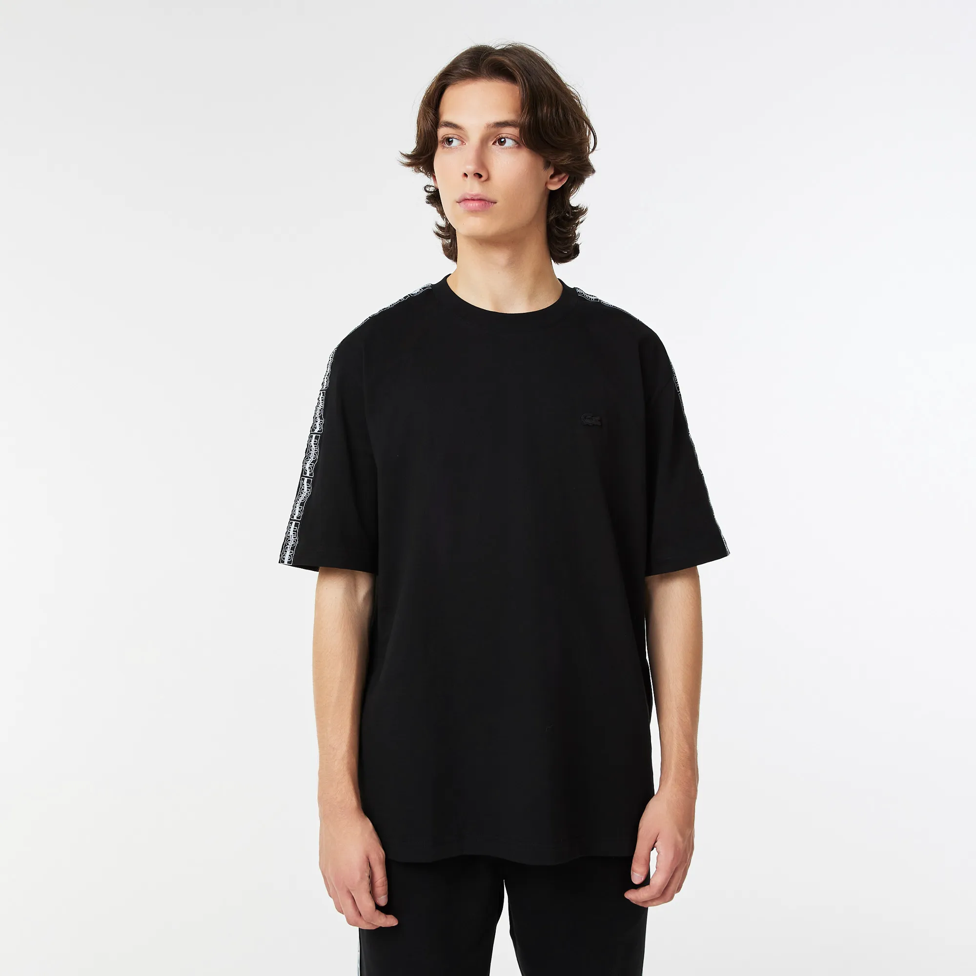 Мужская футболка Lacoste Relaxed Fit, черный, арт. TH2403