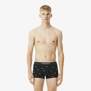 Мужское нижнее бельё Lacoste из хлопка, черный, арт. 5H1299