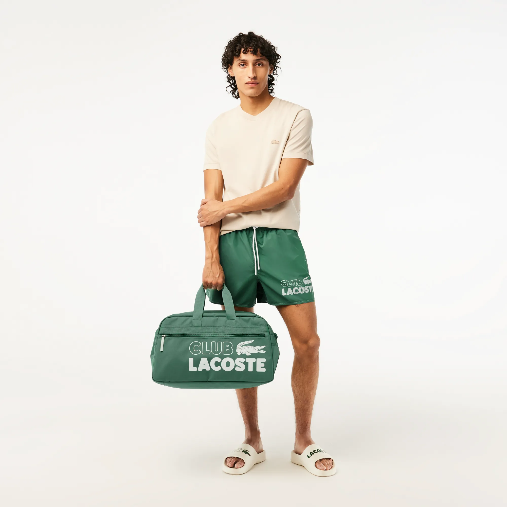 Мужские плавки Lacoste Quick Dry, зеленый, арт. MH5637