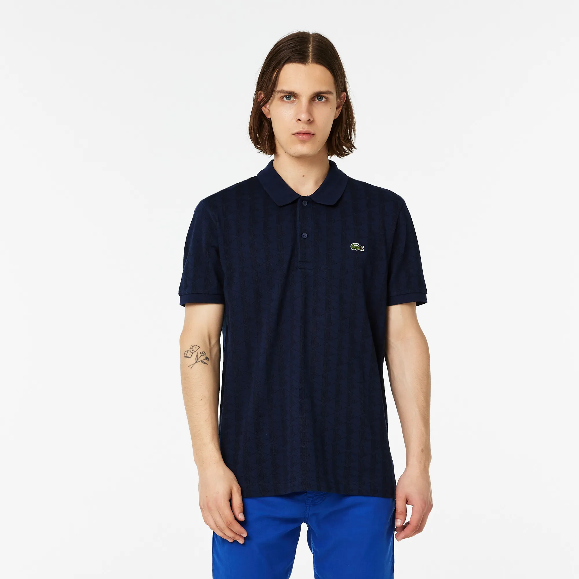 Мужское поло Lacoste Regular Fit, синий, арт. PH0324