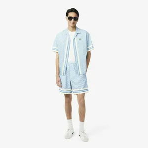 Мужские шорты Lacoste из органического хлопка, голубой, арт. GH9928