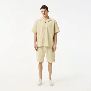 Мужские шорты Lacoste из эластичного хлопка, серый, арт. FH0512