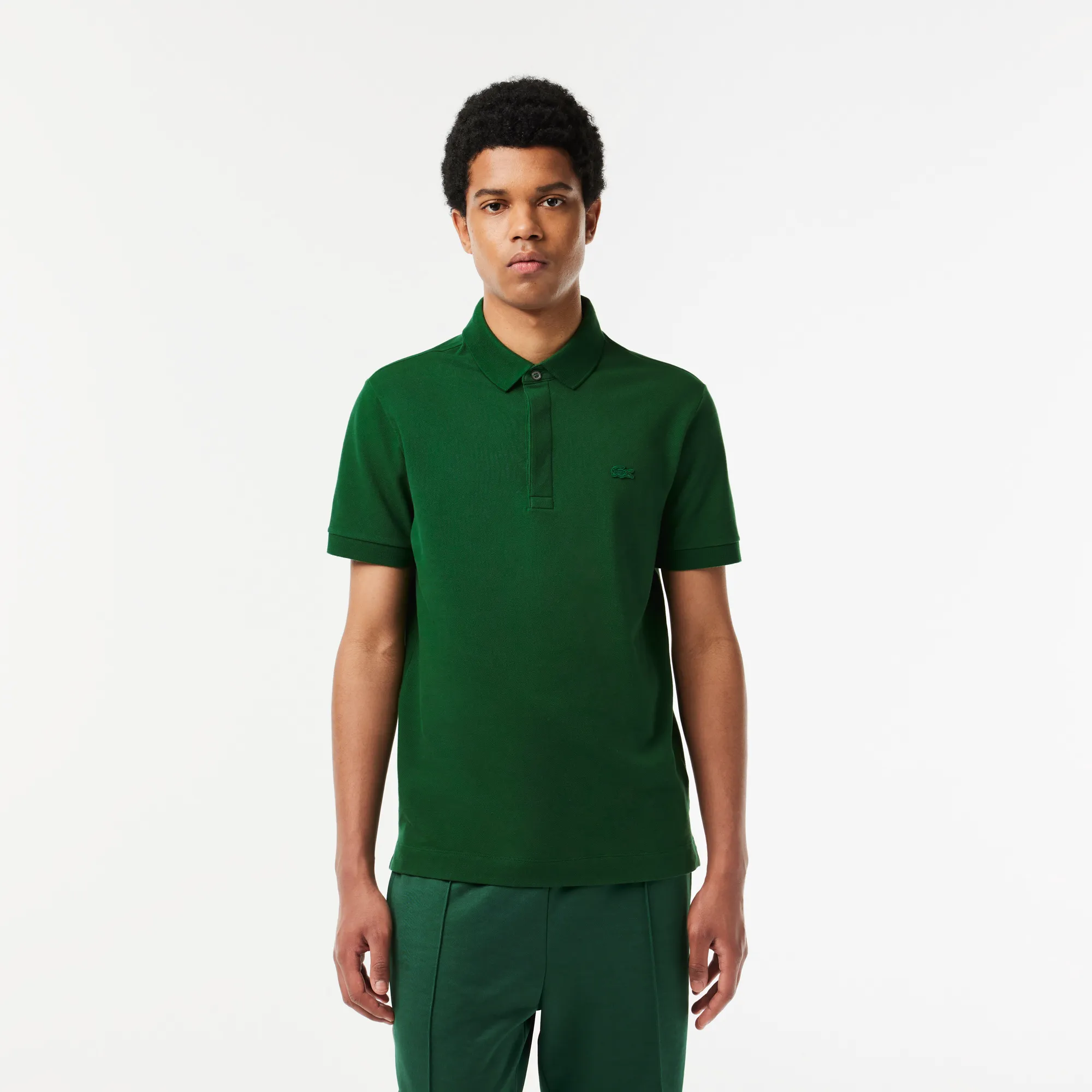Мужское поло Lacoste PARIS Regular Fit, зеленый, арт. PH5522