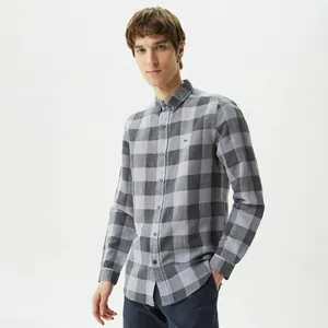 Мужская рубашка Lacoste Slim Fit, серый, арт. CH0310