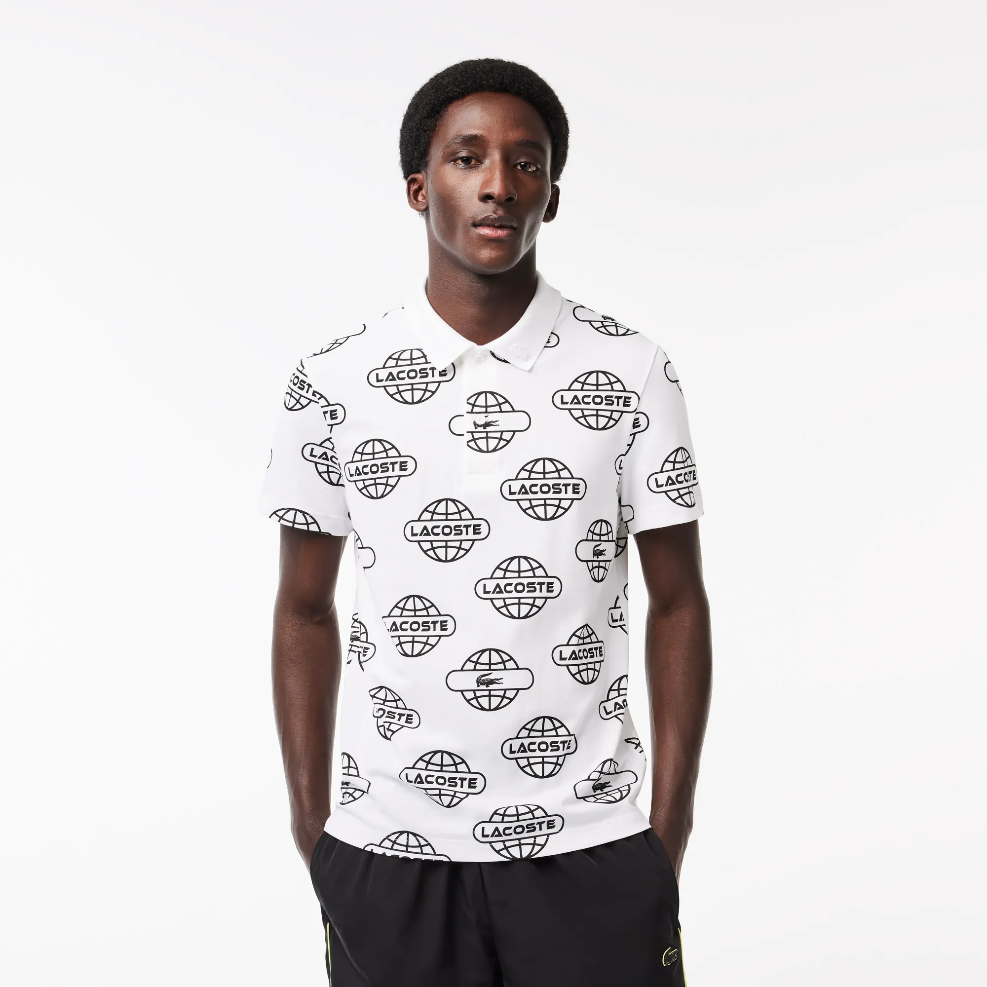 Мужское сверхлегкое поло Lacoste из хлопка Pique, белый, арт. PH1175
