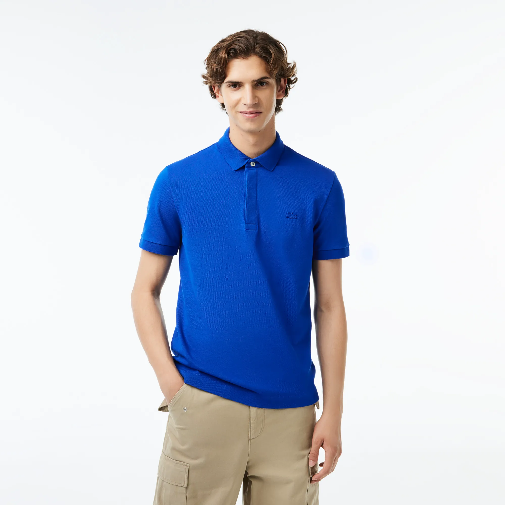 Мужское поло Lacoste PARIS Regular Fit, синий, арт. PH5522