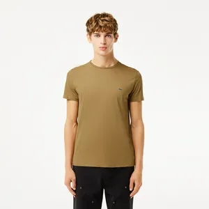 Мужская футболка Lacoste Regular Fit, коричневый, арт. TH6709
