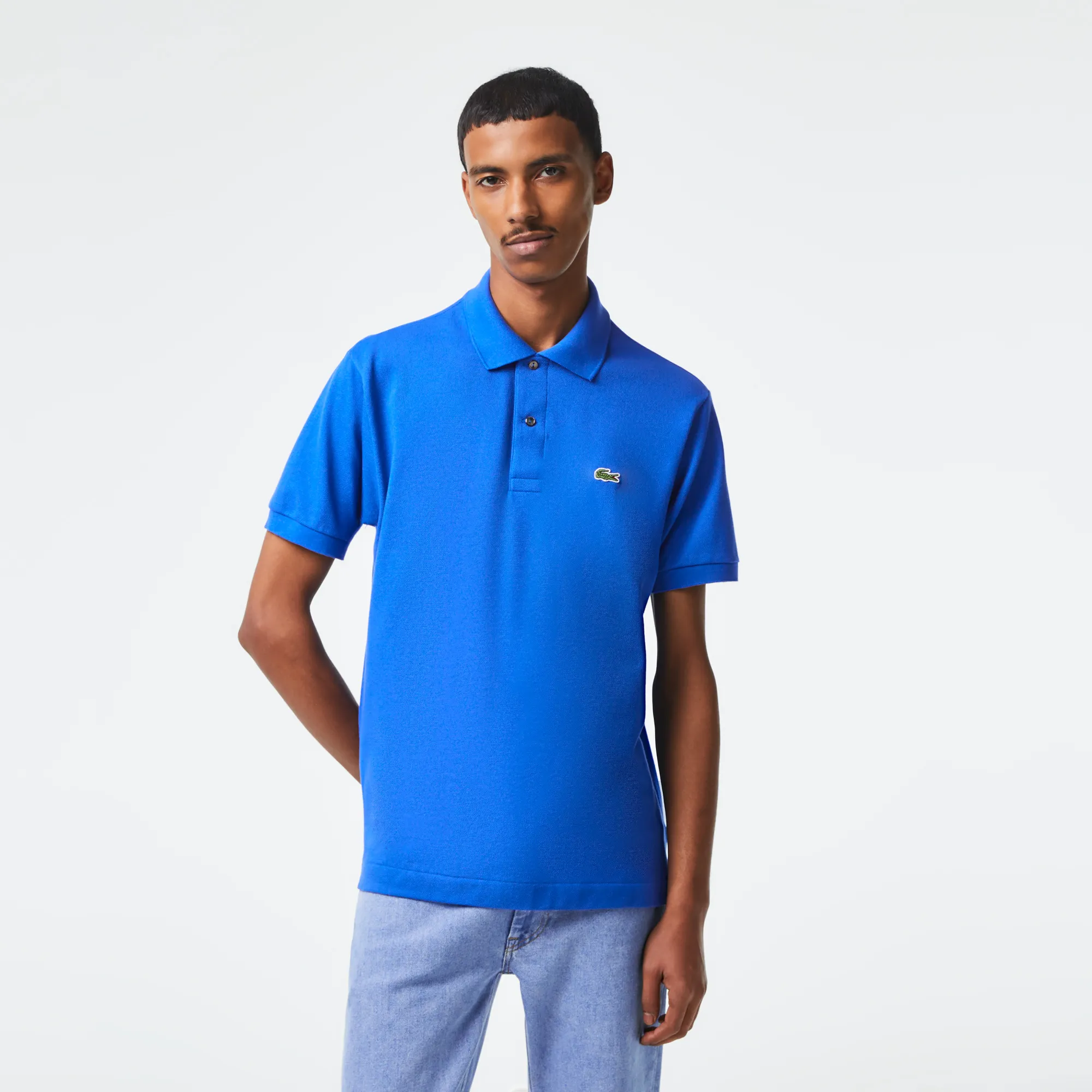 Мужское поло Lacoste L1212 Classic Fit, синий, арт. L1212