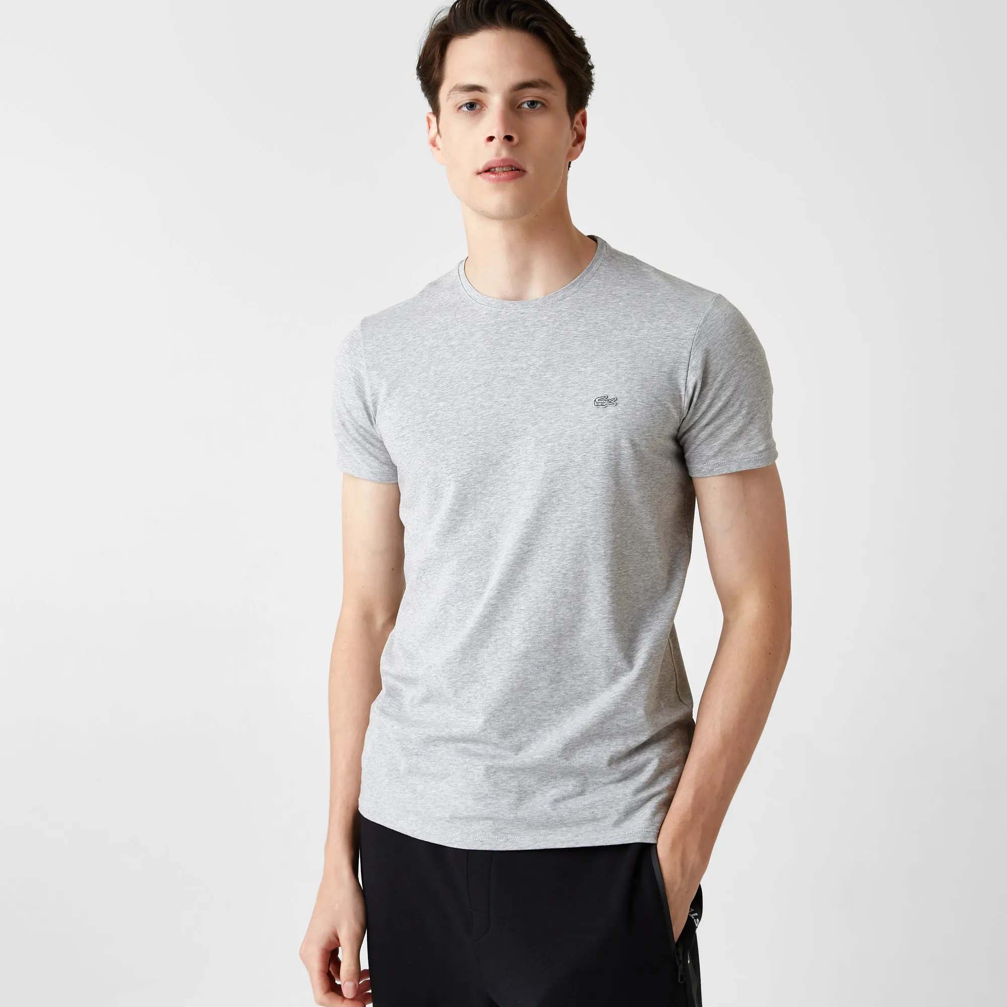 Мужская футболка Lacoste Slim Fit, серый, арт. TH0998