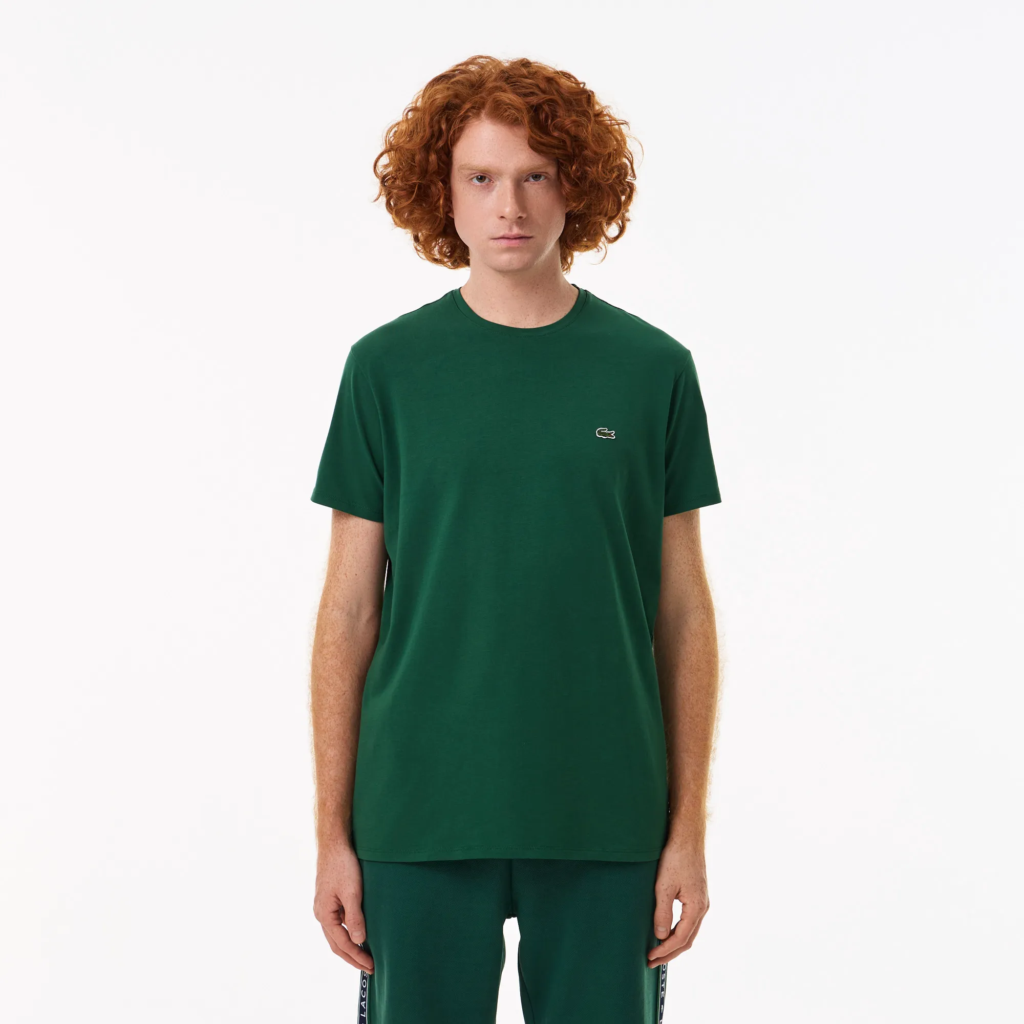Мужская футболка Lacoste Slim Fit, зеленый, арт. TH0998