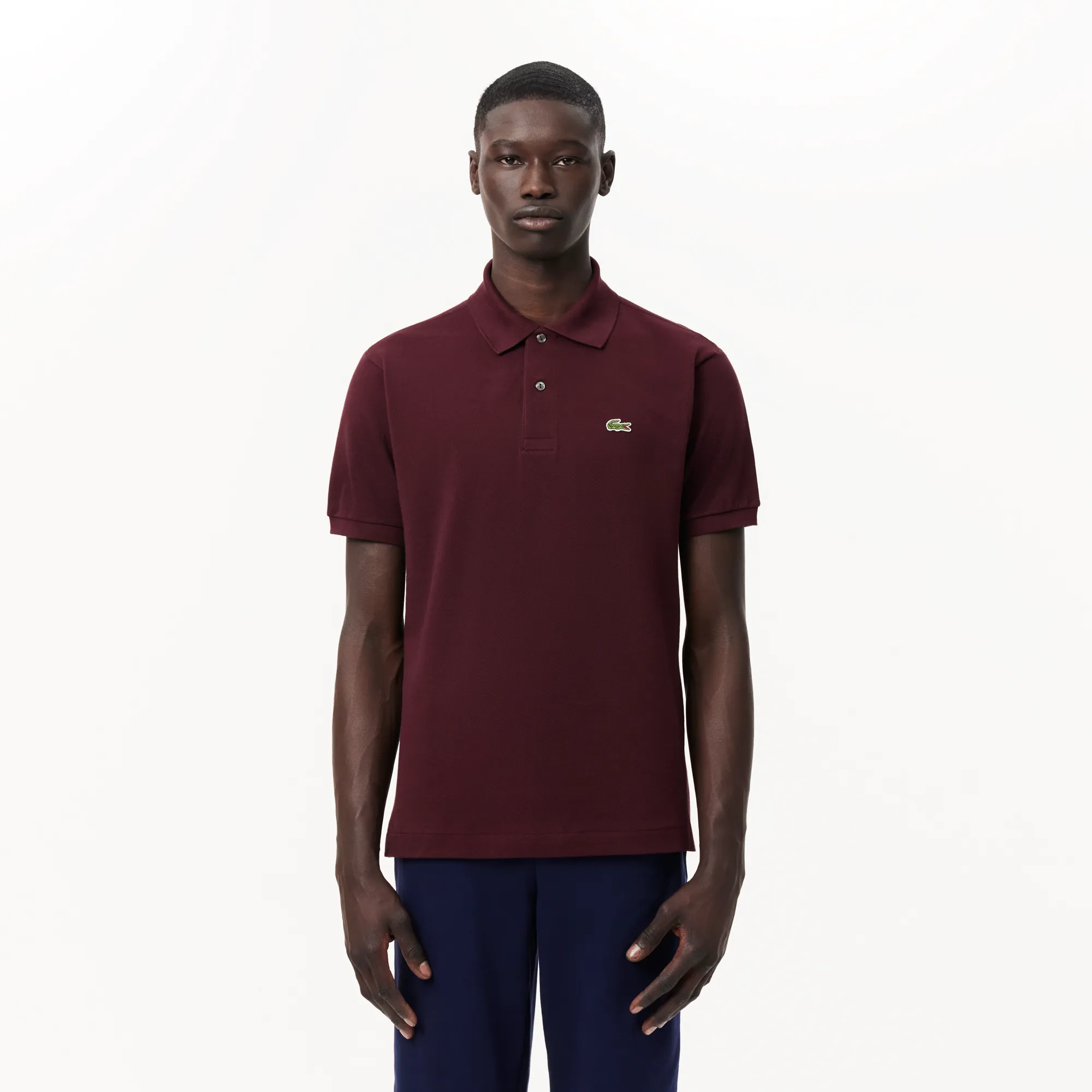 Мужское поло Lacoste Classic Fit, коричневый, арт. L1212