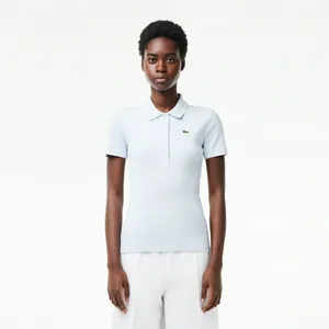 Женское поло Lacoste Slim Fit, голубой, арт. DF5377