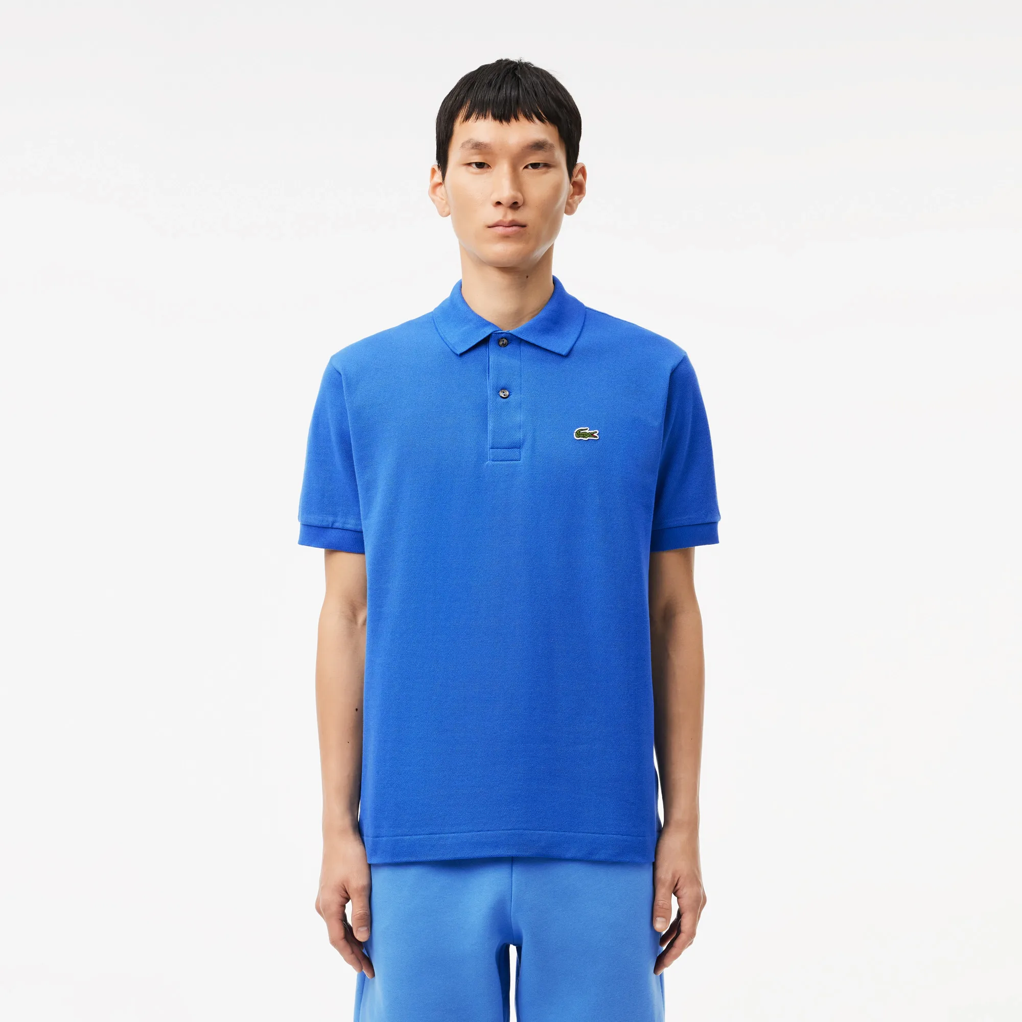 Мужское поло Lacoste L1212 Classic Fit, синий, арт. L1212