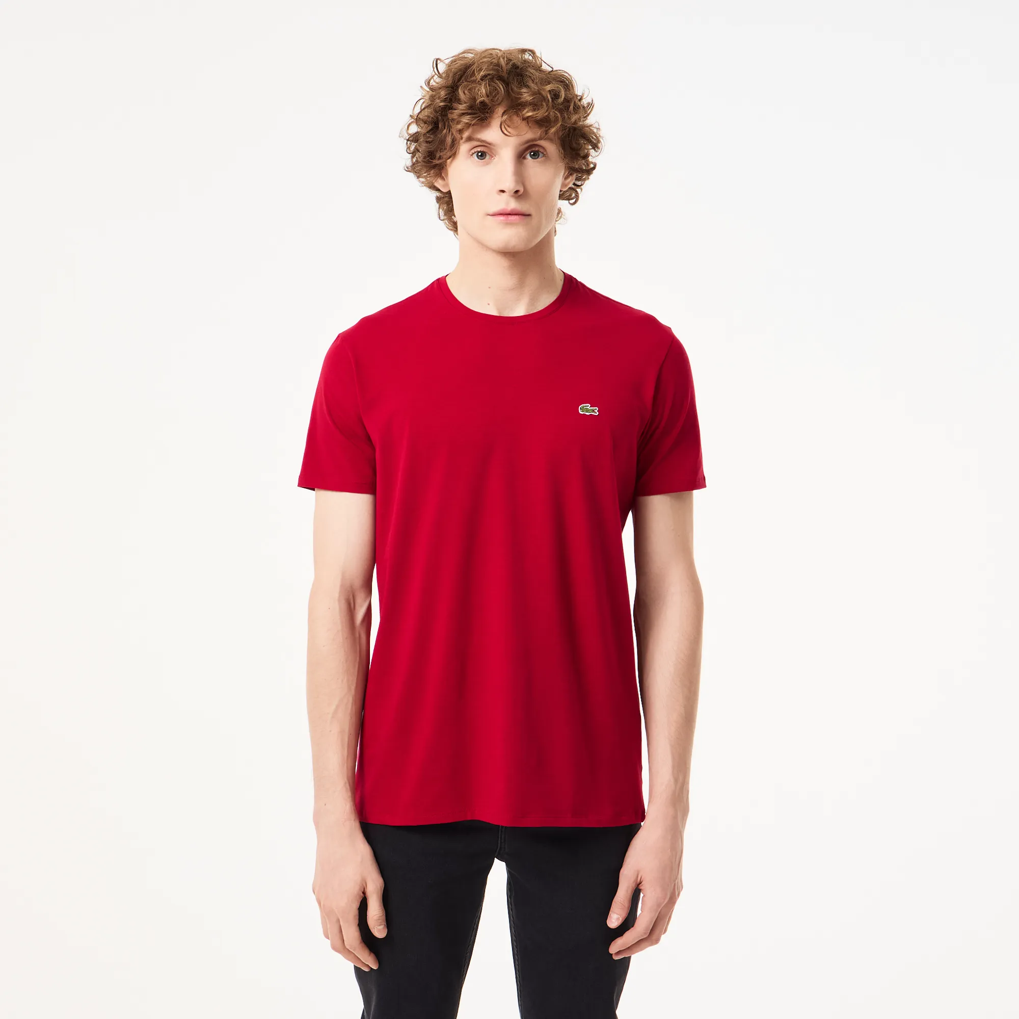 Мужская футболка Lacoste Slim Fit, красный, арт. TH0998