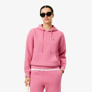 Женская толстовка Lacoste с капюшоном, розовый, арт. SF8346