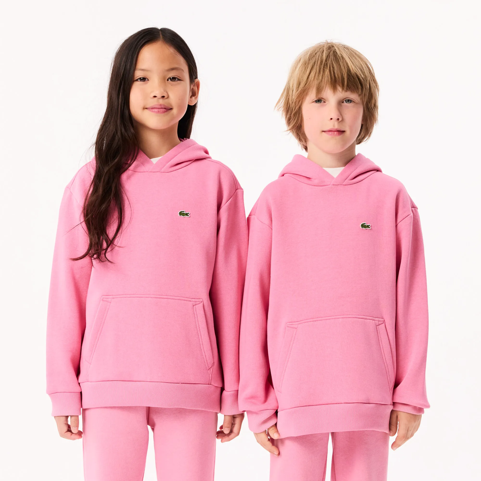 Детская толстовка Lacoste из органического хлопка, розовый, арт. SJ5292