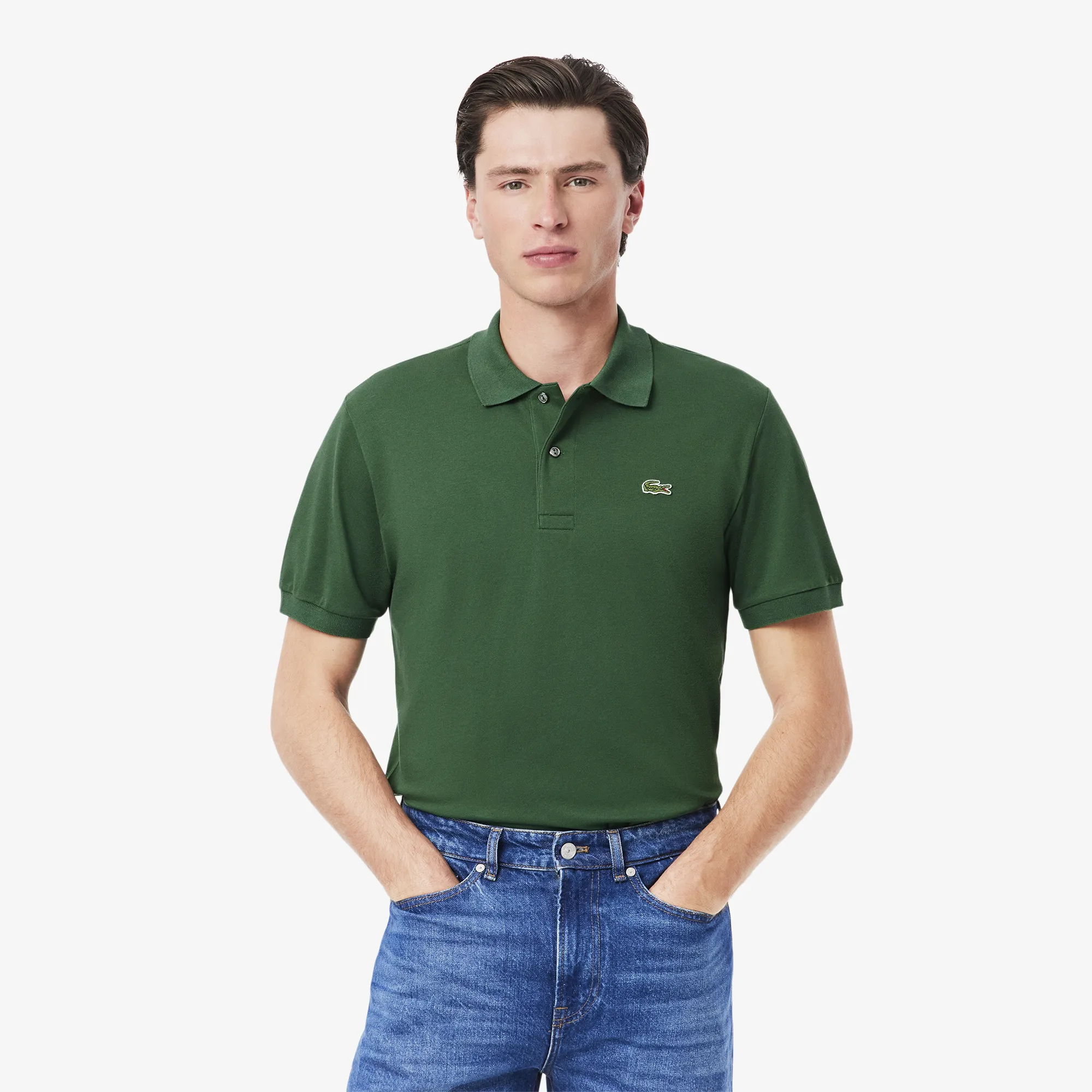 Мужское поло Lacoste из органического хлопка, зеленый, арт. PH9851