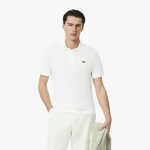Мужское поло Lacoste из эластичного органического хлопка, белый, арт. PH9851