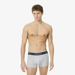 Мужское хлопковое нижнее бельё Lacoste, серый, арт. 5H1300