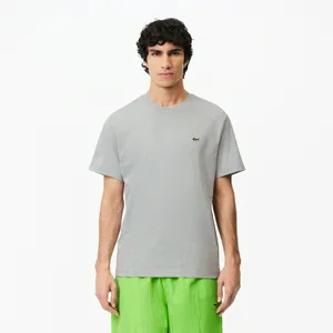 Мужская хлопковая футболка Lacoste, серый, арт. TH7318