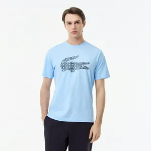 Мужская футболка Lacoste из хлопка, голубой, арт. TH0508