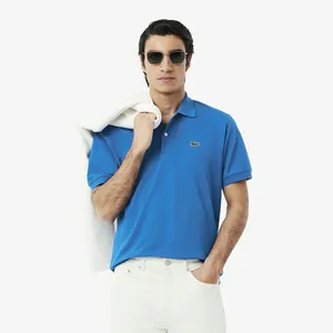 Мужское поло Lacoste из эластичного органического хлопка, синий, арт. PH9851