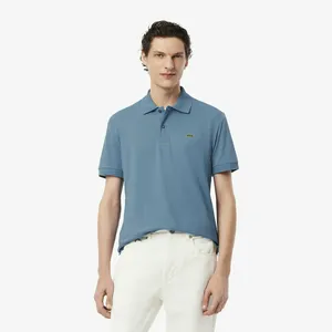 Мужское поло Lacoste из смеси эластичного органического хлопка, синий, арт. PH9851