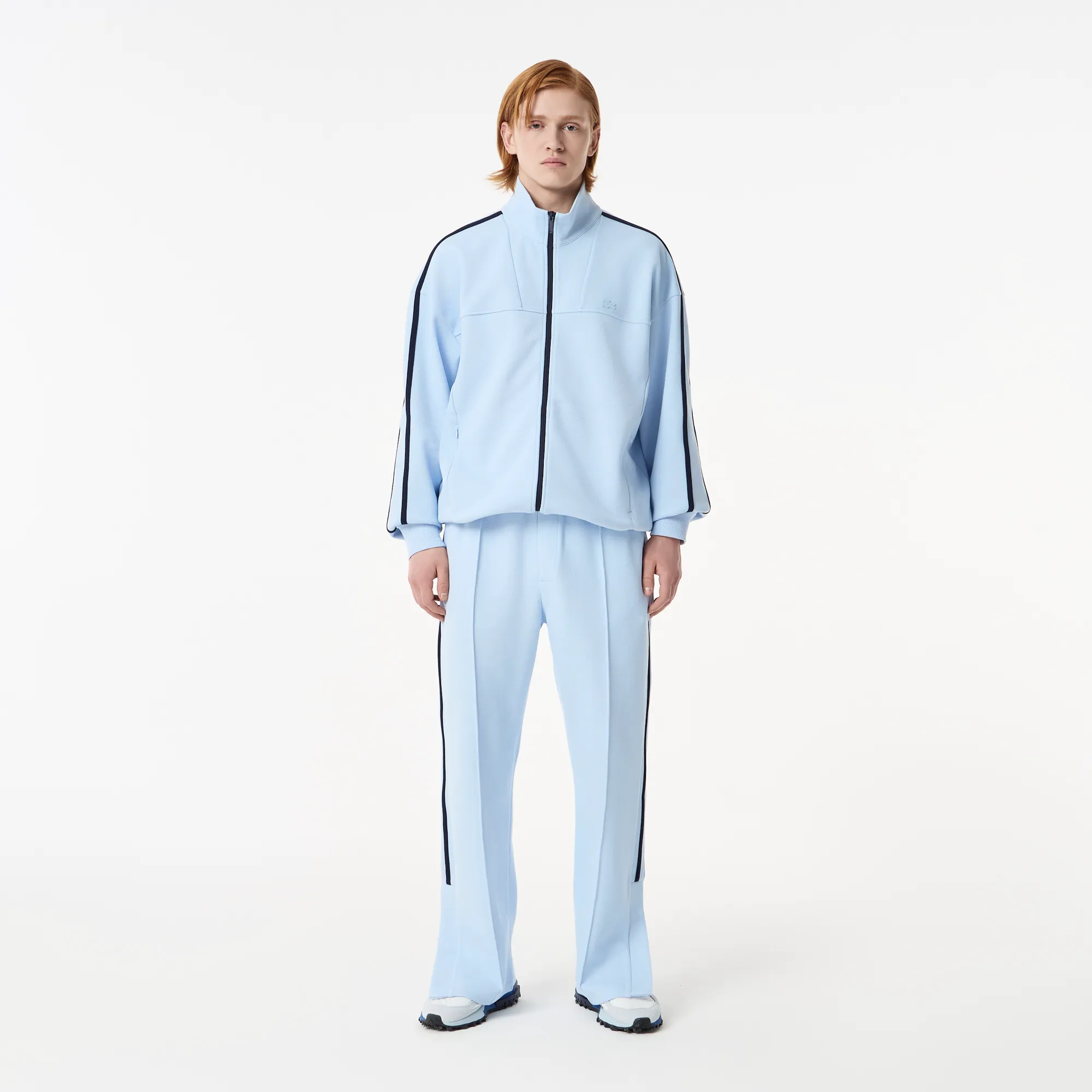 Мужские спортивные брюки Lacoste из эластичного хлопка, голубой, арт. XH0509