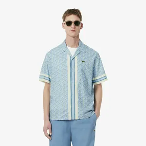 Мужская рубашка Lacoste из органического хлопка, голубой, арт. CH9094