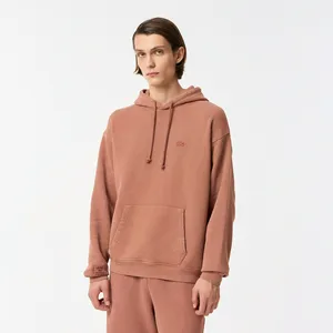 Мужская толстовка Lacoste из хлопка, коричневый, арт. SH9905