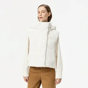 Женский короткий пуховик Lacoste, белый, арт. BF2606