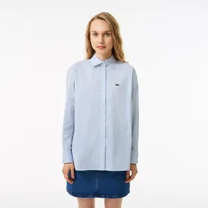 Женская рубашка Lacoste Oversized Fit, белый, арт. CF0311