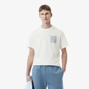 Мужская футболка Lacoste из органического хлопка, белый, арт. TH0288