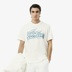 Мужская футболка Lacoste из органического хлопка, белый, арт. TH0284