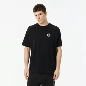 Мужская футболка Lacoste из хлопка, черный, арт. TH0501