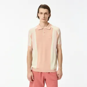 Мужской свитер Lacoste из вискозы, розовый, арт. AH0503