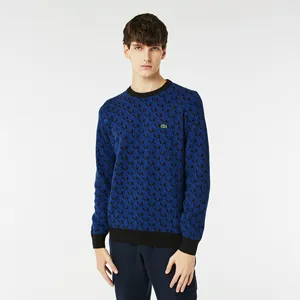 Мужской свитер Lacoste Relaxed Fit, черный, арт. AH2413
