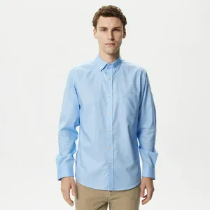 Мужская рубашка Lacoste Regular Fit, голубой, арт. CH0340