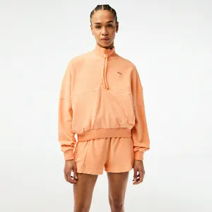 Женская толстовка Lacoste на молнии, оранжевый, арт. SF6385