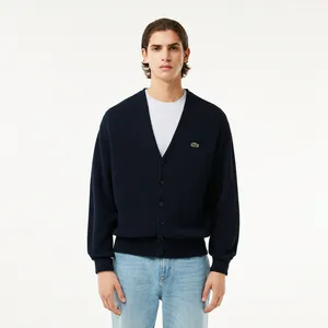 Мужской кардиган Lacoste Moss Stitch, синий, арт. AH6886