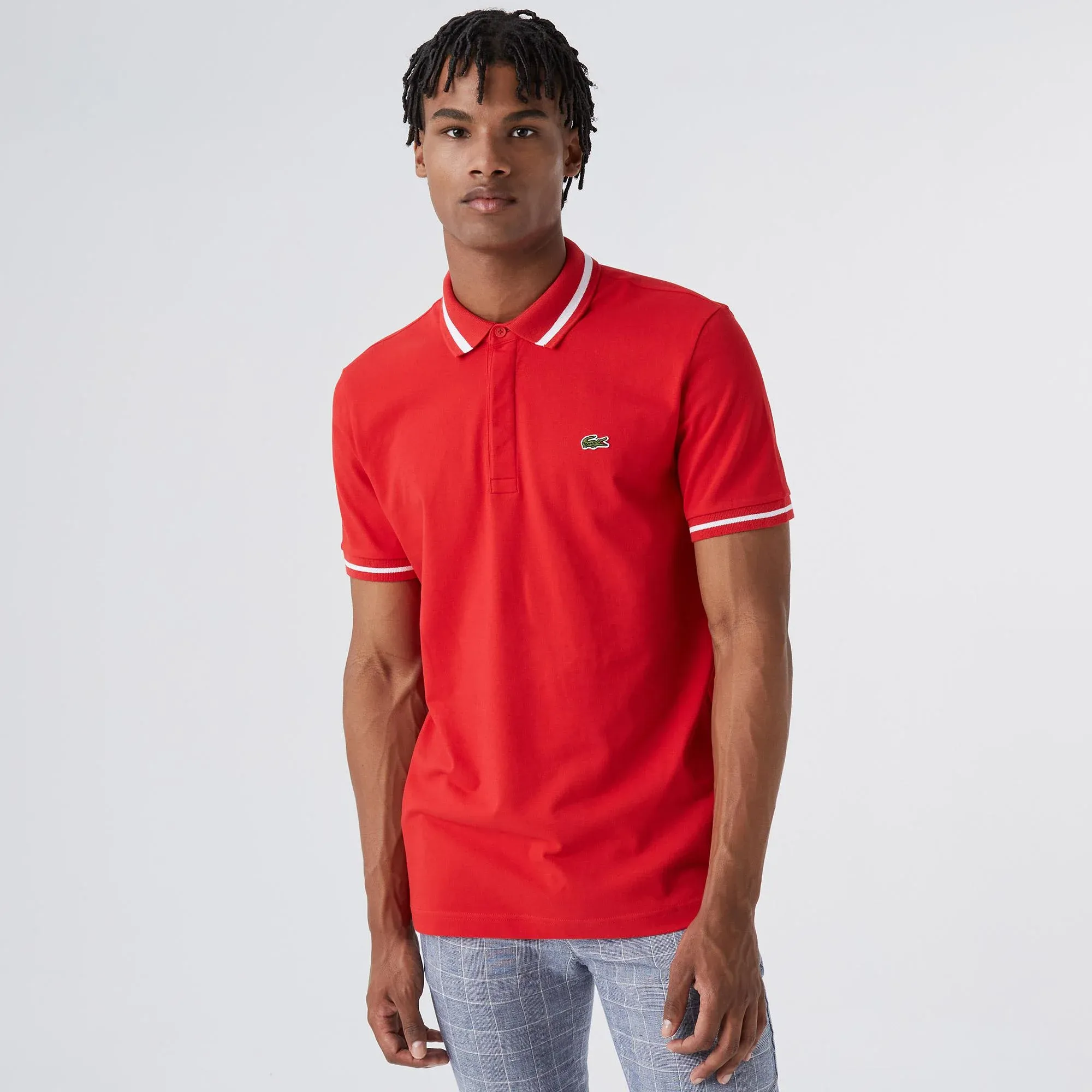 Мужское поло Lacoste Regular Fit, красный, арт. PH0236